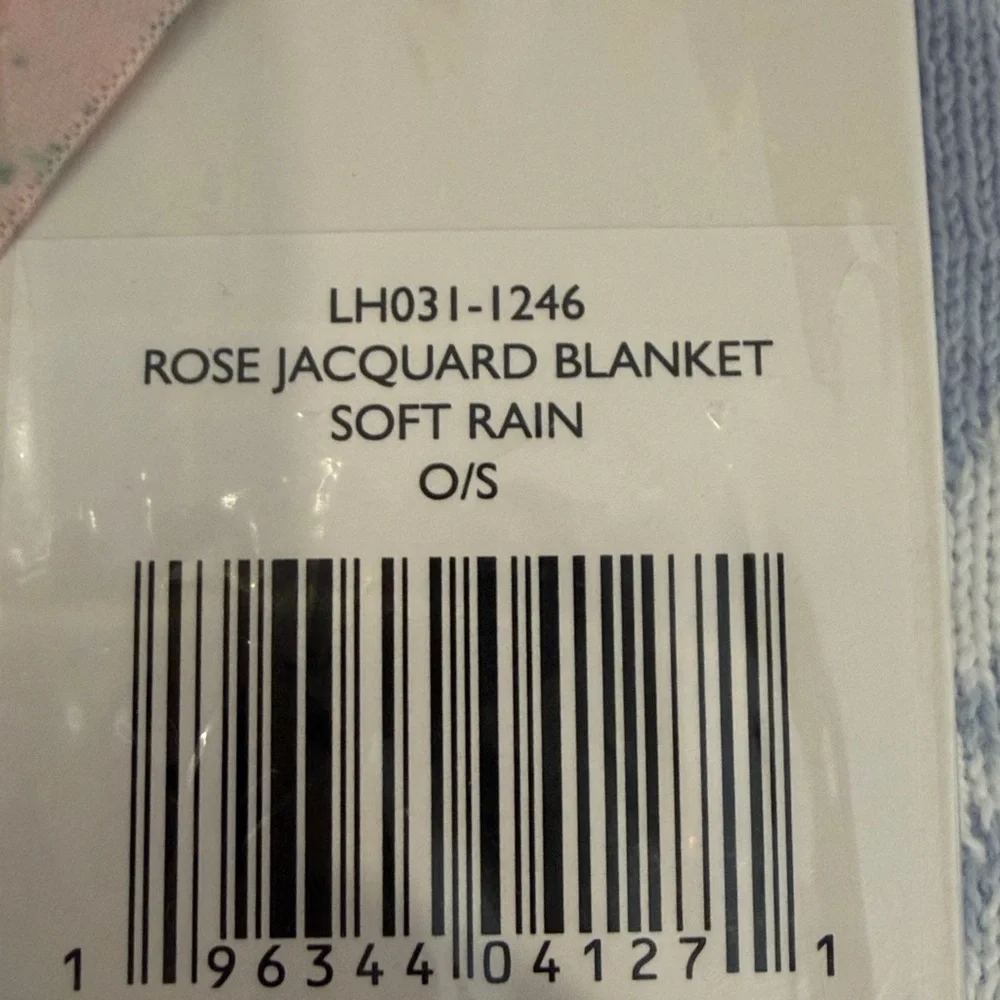 LoveShackFancy Rose Jacquard Blanket